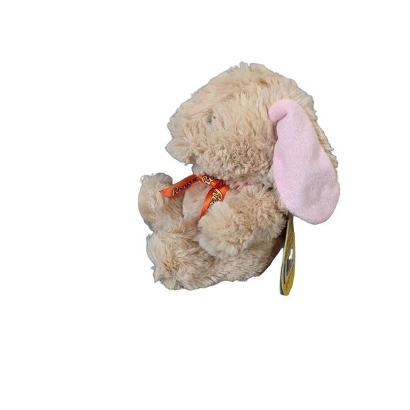 Reese's Bunny Rabbit Brown Plush Ribbon Stuffed Animal Toy 6" - Picture 10 of 12